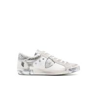 Philippe Model - Baskets Animalier Blanc Argent Multicolore - Femme - Chaussures - Multicolore - Taille: 37 EU