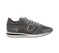 Philippe Model - Baskets basses avec empiècements courbes - Homme - Chaussures - Gris - Taille: 41 EU