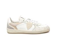 Philippe Model - Baskets Blanches avec Détails en Daim - Femme - Chaussures - Blanc - Taille: 36 EU