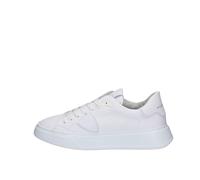 Philippe Model Baskets Temple L en Cuir Blanc