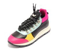 Philippe Model - Nnld V004 Rossignol X PM L D Veau Noir Jaune Baskets - Femme - Chaussures - Multicolore - Taille: 39 EU