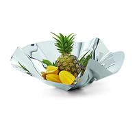 Philippi - Margarethe - Corbeille en Acier Inoxydable Brillant - Argenté - Taille M - 31 x 10 cm