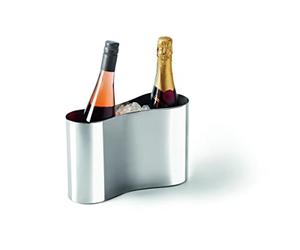 Philippi - Refroidisseur de bouteille Valerie - 2 bouteilles de vin ou de champagne peuvent être conservées au frais ensemble