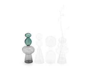 PHILIPPI Vases CURIOSA - Art géométrique du verre en 4 formes (tour)