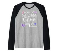 Philippians 413 I Can Do All Things Through Christ Christian Manche Raglan