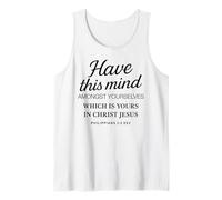 Philippiens 2 5 Have This Mind Among Yourselves in Christ Débardeur