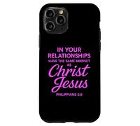 Philippiens 2:5 Relation Jésus Écriture Amitié Dieu Coque pour iPhone 11 Pro