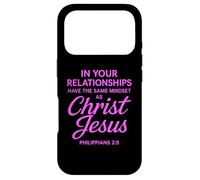 Philippiens 2:5 Relation Jésus Écriture Amitié Dieu Coque pour iPhone 17 Pro