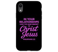 Philippiens 2:5 Relation Jésus Écriture Amitié Dieu Coque pour iPhone XR
