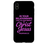 Philippiens 2:5 Relation Jésus Écriture Amitié Dieu Coque pour iPhone XS Max