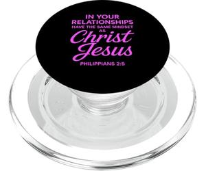 Philippiens 2:5 Relation Jésus Écriture Amitié Dieu PopSockets PopGrip pour MagSafe