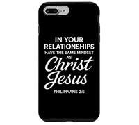 Philippiens 2:5 Relations Jésus-Christ Écriture Bible Coque pour iPhone 7 Plus/8 Plus