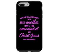 Philippiens 2:5 Relations Jésus-Christ Écriture Bible Coque pour iPhone 7 Plus/8 Plus