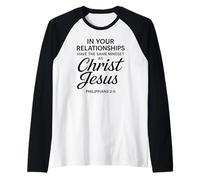 Philippiens 2:5 Relations Jésus-Christ Écriture Bible Manche Raglan