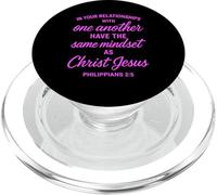 Philippiens 2:5 Relations Jésus-Christ Écriture Bible PopSockets PopGrip pour MagSafe
