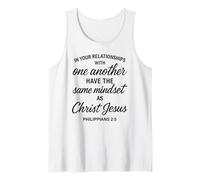 Philippiens 2 5 Relations mentalité Christ Écriture Bible Débardeur