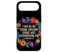 Philippiens 4:13 Bible Scripture All Things Through Christ Coque pour iPhone Air