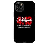 Philippiens 4 13 I Can do All Things Through God Catholic Coque pour iPhone 11 Pro