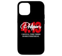 Philippiens 4 13 I Can do All Things Through God Catholic Coque pour iPhone 12/12 Pro