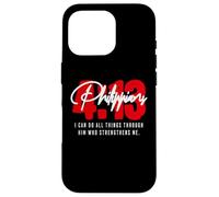 Philippiens 4 13 I Can do All Things Through God Catholic Coque pour iPhone 16 Pro