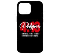 Philippiens 4 13 I Can do All Things Through God Catholic Coque pour iPhone 16 Pro Max