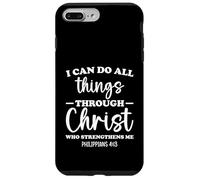Philippiens 4:13 Je peux tout faire grâce à Christ Bible Coque pour iPhone 7 Plus/8 Plus