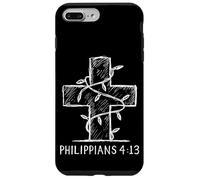 Philippiens 4:13 Verse biblique Minimal Christian Christmas Coque pour iPhone 7 Plus/8 Plus