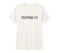 Philippiens 4:13 Verset biblique chrétien T-Shirt Haut de Gamme
