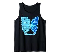 Philippiens 4 13 Verset de la Bible chrétienne Papillon Religieux Débardeur