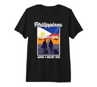 Philippines Appelle et Je Dois Aller Philippines T-Shirt Haut de Gamme