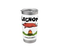 Philippines Lechon Cochon de Lait Cebu Île Cadeau Souvenir Gobelet isotherme en acier inoxydable double paroi