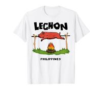 Philippines Lechon Cochon de Lait Cebu Île Cadeau Souvenir T-Shirt Graphique avec Valeur