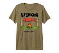 Philippines Lechon Cochon de Lait Cebu Île Cadeau Souvenir T-Shirt Haut de Gamme