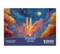 Philippines Version of The Iconic Night 1000 Pièces Carton Premium Coffret De Puzzles Vibrant City Stimulant Et Éducatif Jeu Familial Puzzles pour Adultes Et Enfants 52x38cm/1000pcs