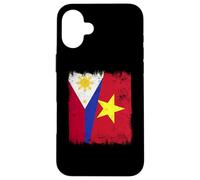 Philippines Vietnam Demi-Drapeau Philippin Histoire vietnamienne Coque pour iPhone 16 Plus