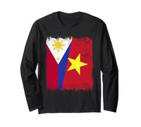Philippines Vietnam Demi-Drapeau Philippin Histoire vietnamienne Manche Longue