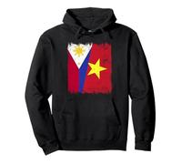 Philippines Vietnam Demi-Drapeau Philippin Histoire vietnamienne Sweat à Capuche