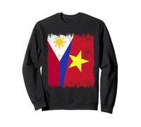 Philippines Vietnam Demi-Drapeau Philippin Histoire vietnamienne Sweatshirt