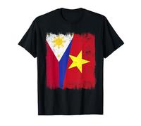 Philippines Vietnam Demi-Drapeau Philippin Histoire vietnamienne T-Shirt