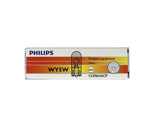 Philips 0730175 Feux de Position 12396NAB2 WY5W 10x