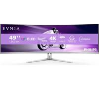 Philips Evnia 8000 49M2C8900L/00 écran plat de PC 124,2 cm (48.9") 5120 x 1440 pixels Dual QHD QD-OLED Blanc