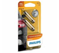 PHILIPS 12866B2 Vision C10W 12V 10W Festoon Ampoule halogene SV8,5 Twin