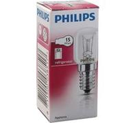 philips Lampe de réfrigérateur, E14, 15W, 230V, transparente, ø25mm. Longueur: 57mm (douille compris).