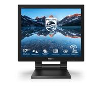 Philips B Line 172B9T - Écran LED - 17" - écran tactile - 1280 x 1024 @ 60 Hz - TN - 250 cd/m² - 1000:1 - 1 ms - HDMI, DVI, DisplayPort, VGA - haut-parleurs - texture noire Texture noire G