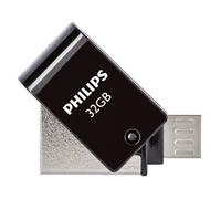 Philips 2 in 1 noir 32Go / GB OTG microUSB + USB 2.0