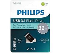 PHILIPS FLASH DRIVE OTG USB-C 32GB BLACK G