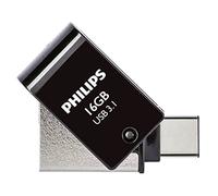 Philips 2-in-1 OTG Édition Ultra Speed clé USB-C/USB 3.1 Double Lecteur Flash USB 16 Go pour PC,Ordinateur Portable, (Android) Smartphone, Tablette, Ultra Small, Vitesse de Lecture jusqu'à 180 Mo/s