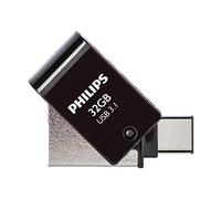 Philips 2-in-1 OTG Édition Ultra Speed clé USB-C/USB 3.1 Double Lecteur Flash USB 32 Go pour PC,Ordinateur Portable, (Android) Smartphone, Tablette, Ultra Small, Vitesse de Lecture jusqu'à 180 Mo/s