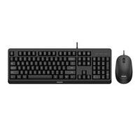 Philips 2000 series SPT6207BL/34 clavier Souris incluse Universel USB QWERTY Anglais Noir Noir G
