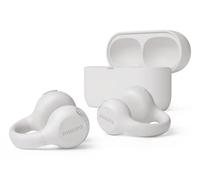 Philips TAQ2000WT écouteurs True Wireless Style oreillette, Conception Open Ear - multipoint Bluetooth, autonomie 28 Heures, boîtier de Charge en Format de Poche, appels clairs - Blanc